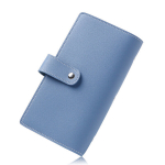 Suure mahutavusega 96 kaardipesa elegantne k&otilde;rgekvaliteediline unisex kaardihoidja., Azure Blue