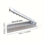Vastupidav Abs Bbq Grill Press - Taaskasutatav Plastist Grillimisvahend, Baltas