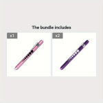 &Otilde;dede ja arstide LED-taskulamp, m&otilde;&otilde;turiga., Rose Golden + Purple*2