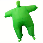 T&auml;ispuhutav T&auml;iskasvanute Kost&uuml;&uuml;m Koletise &Uuml;likond Halloweeni Jaoks., Žalias 13,21cm-18,29cm