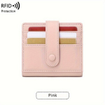 RFID Varastamisvastane Naiste Rahakott, Mitme Kaardi Kaardikott, Rožinis