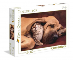 Pusle Clementoni High Quality Collectin Cuddles (Koer kassipojaga), 35020, 500 tk