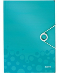 Kummiga kaust Leitz Wow, plastikinis, A4, sinine, S