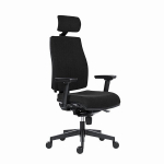 Ergonoomiline kontoritool Jana, must