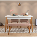 S&ouml;&ouml;gilauakomplekt(4osa),47x89cm,100x48x39cm,120x77x75cm,atlandi m&auml;nd,valge,kivi