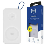 Akupank 3MK Powerbank PastelUp 10,000mAh 22.5W z Magsafe + ładowanie Apple Watch biały