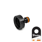 Kraaniliitmik 1" Bradas BLACK LINE