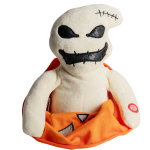 Halloween Candy Bowl Moving Lights Sounds Ghost Plush
