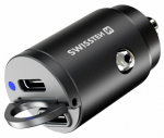 Swissten CL-adapter Power Delivery 2x USB-C 45W nano-t&scaron;ern&yacute;