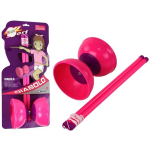 Jojo žongleerimise diabolo arcade m&auml;ng, roosa, 13,5 x 11,5 cm