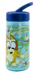 Sportive veepudelit - Stor - Bluey - 410 ml - BPA-vaba - Integreeritud k&auml;epide