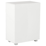 vidaXL puhvetkapp k&otilde;rgl&auml;ikega valge 60 x 35 x 76 cm, puitlaastplaat
