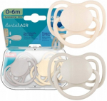 Silikoonist s&uuml;mmeetrilised lutid Canpol Babies, 0-6 kuud, 2 tk