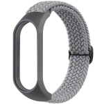 Nutikell Reguleeritav Punutud Nailonist Kellarihm Xiaomi ja Amazfit jaoks, pilka