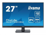 iiyama ProLite 27-tolline LED IPS monitor, Full HD, must, 1920x1080 px, USB 3.0 hub, AMD FreeSync, 100Hz, TUV-sertifikaat, energiat&otilde;hususe klass E