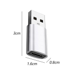 Kaablid ja adapterid, USB C-adapteripakett &ndash; 2x USB C-USB-muundurit s&uuml;learvutite ja toitepankade jaoks