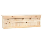 Varblaste pesakast 5 osaline vidaXL, 68 x 15 x 21 cm, nulupuit