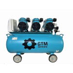 &Otilde;livaba &otilde;hukompressor GTM MT S 120L 750l/min PRO KOLMEFAAS