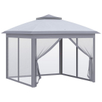 Aiapaviljon Outsunny Tonnelle, 3x3 m