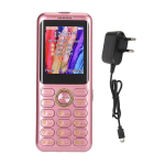 Telefon W22 2G Telefon Gsm P&otilde;hitelefon Lukustamata Suur Nupp 3Sim 3 Ooterežiim Selge Heli Multifunktsionaalne Vanem Mobiiltelefon 2500Mah Akuga 100?240V Pink Eu Plu