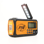 Kaasaskantav raadio PNI DYN300, d&uuml;namo, p&auml;ikesepatarei, taskulamp, akupank 4000 mAh, SOS, IPX3, oranž