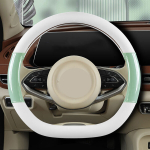 Universaalne PU Nahast Roolikatte Cartoon Disain Naistele. , Avocado Green-D Type (F-36) Xuanhuang