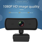 T&auml;is-HD 1080P PC veebikaamera mikrofoniga, statiiviga USB lauaarvutile ja s&uuml;learvutile.