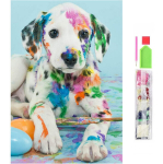 Teemantikandiga dalmaatsia mosaiik 30x40cm