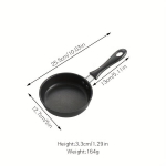 1tk Mini Kleepumatu Praemuna Pann Kaasmeta 12cm Malmpann K&ouml;&ouml;gitarbed, Must