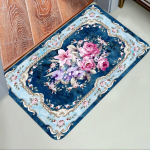 Persia stiilis lilleline vaip romantilise roosiga., 15,74 * 23,62 colio / 40 * 60 cm