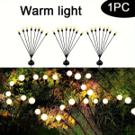 P&auml;ikese Firefly LED Aiavalgusti Veekindel Dekoratiivne 4/8/12 Led., &Scaron;iltai balta