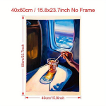 L&otilde;uendiplakat Lennuk Klaas J&auml;&auml; Viski Retro Seinapilt. Pickify