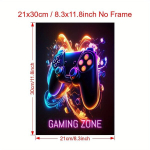 Plakat, 8,3 * 11,8 colio / 21 * 30 cm be rėmelio