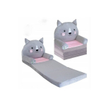 Pehme laste pl&uuml;&uuml;sist tugitool 3in1 "Cat" XXL