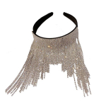 Juukseaksessuaarid, teemantpeapaelad naistele kivikivist sametpolsterdatud peapael Tutt mood juuksepael Kristallpeakatted,