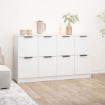 puhvetkapid 2 tk,kapp valge, 60 x 30 x 70 cm, tehispuit CFE817923