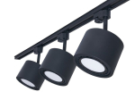 Steka Toni LED AR111 GU10 x3 laternakomplekt + 1,5 m pikkune r&ouml;&ouml;pmelkaabel - must