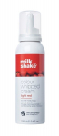 Milkshake COLOUR WHIPPED CREAM Juustesse j&auml;etav kaitsev hooldusvaht k&otilde;ikidele juukset&uuml;&uuml;pidele 100 ml, Light Red