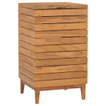 vidaXL pesukorv 40 x 40 x 70 cm tugevast tiikpuidust