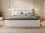 Voodi STAR + Madrats SAPNAS 2 XL|160x200|Beež|Boucle