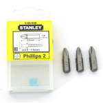Ristpeaga kruvikeeraja ots Stanley. PH Nr.2 25mm 3tk. 0-68-946