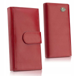 Naiste rahakott "STEVENS" punane, RFID-kaitsega