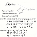 T&auml;hestiku v&otilde;tmehoidja, 1 tk, Keychain 10-ChopinScript