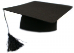 Fancy Dress Graduation Mortar Board Hat, UNI