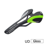 (-UD roheline l&auml;ige) Itaalia tipptasemel 3K v&otilde;i UD m&auml;gijalgratta t&auml;iss&uuml;sinik sadul maanteeratta sadul MTB esiistme Sella Seat ZD136 jalgratta sadul, (-UD žalias blizgesys)