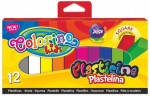Plastiliin COLORINO, ruut, 12 v&auml;rvi