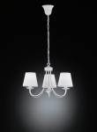 Trio Cortez rippvalgusti E14 3x28w valge
