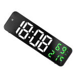 Raadiod ja &auml;ratuskellad, suur digitaalne LED-kell, seinale paigaldatav &auml;ratuskell