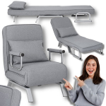 &Uuml;hekohaline lamamistool Mugav lamamistool BART Grey Sleeping Lounger