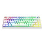 Mehaaniline klaviatuur Savio Phenix White Gateron Red Pro